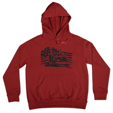 Load image into Gallery viewer, Truck & Flag Hoodie