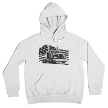 Load image into Gallery viewer, Truck & Flag Hoodie