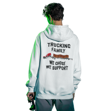 Load image into Gallery viewer, We Support Trucking Family Hoodie
