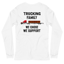 Load image into Gallery viewer, We Support Trucking Family Long Sleeve T-Shirt