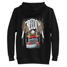 Load image into Gallery viewer, Trucker Freedom With Eagle Hoodie