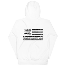 Load image into Gallery viewer, Trucking Gear USA Flag With Gear Diagram Hoodie