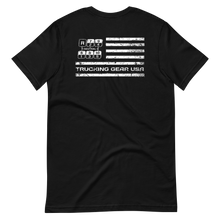 Load image into Gallery viewer, Trucking Gear USA Flag With Gear Diagram T-Shirt