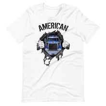 Load image into Gallery viewer, American Trucker Kenworth Semi Chest Pulled Open T-Shirt