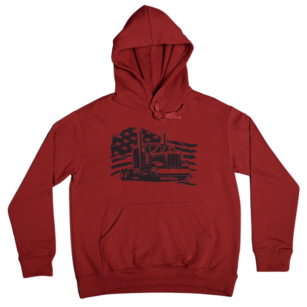 Truck & Flag Hoodie