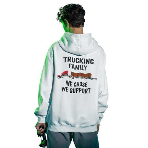 We Support Trucking Family Hoodie
