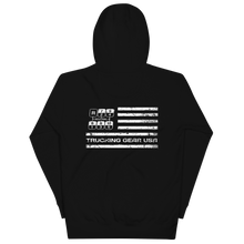 Load image into Gallery viewer, Trucking Gear USA Flag With Gear Diagram Hoodie
