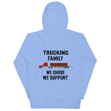 Load image into Gallery viewer, We Support Trucking Family Hoodie
