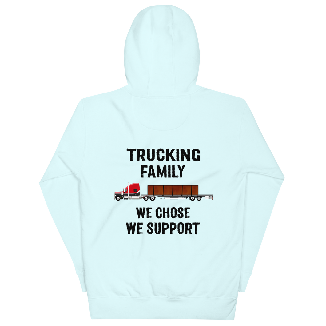 We Support Trucking Family Hoodie