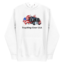 Load image into Gallery viewer, Trucking Gear USA Front Print Hoodie
