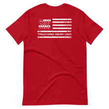 Load image into Gallery viewer, Trucking Gear USA Flag With Gear Diagram T-Shirt
