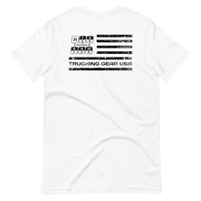 Load image into Gallery viewer, Trucking Gear USA Flag With Gear Diagram T-Shirt
